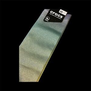 NIP, Crocs Beautiful Multi Color Gradient Sparkle Ankle Socks